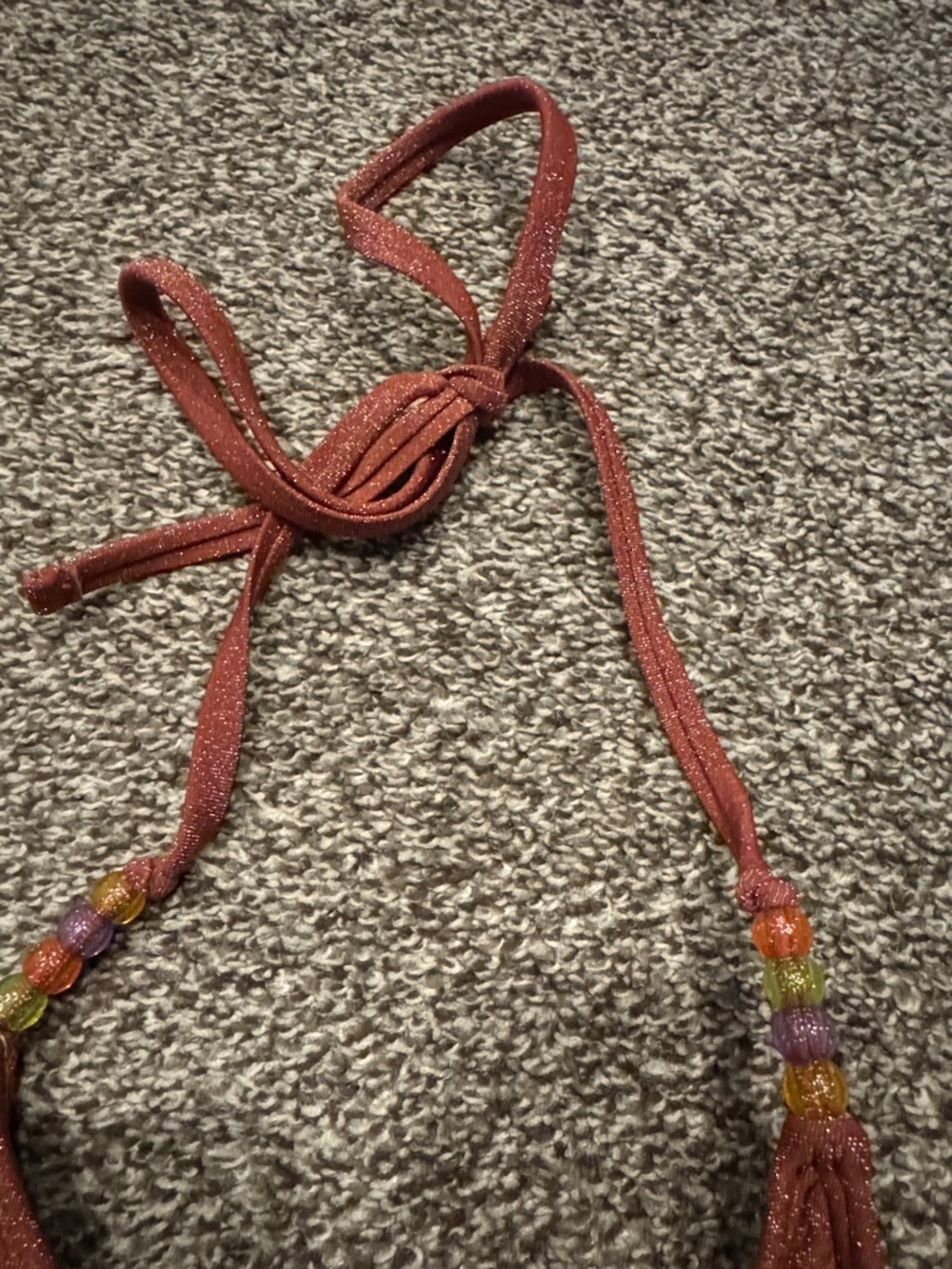wild fable Rust Shimmer Triangle Bikini Top - Picture 4 of 5